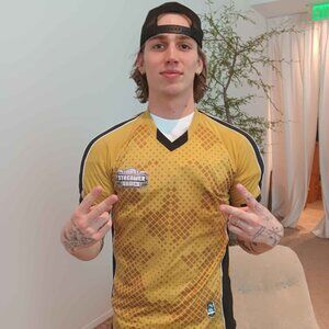 VINNIE HACKER (LUDWIG STREAMER GAMES JERSEY) SIGNED JERSEY (100T TEAM)